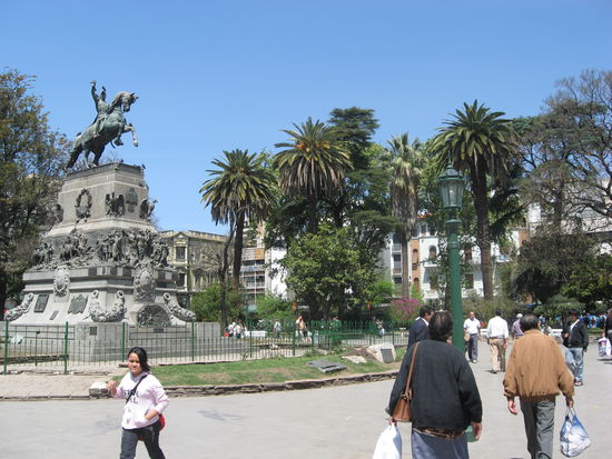 la Plaza San Martin im Zentrum Cordobas