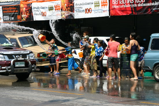 Kids auf den Strassen von Chiang Rai