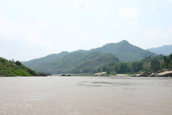 Auf dem Mekong River unterwegs