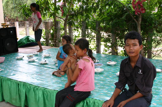 Essenszeit auf der kleinen Tanzbuehne
