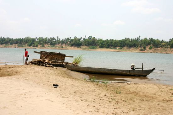 Spaziergang am Mekong