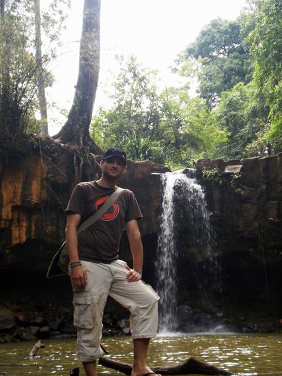 Dies war der einzigste kleine Wasserfall, den wir finden konnten. 