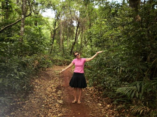 Wir unterwegs im Dschungel...