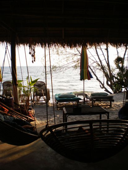 Unsere kleine gemütliche Strandbar!