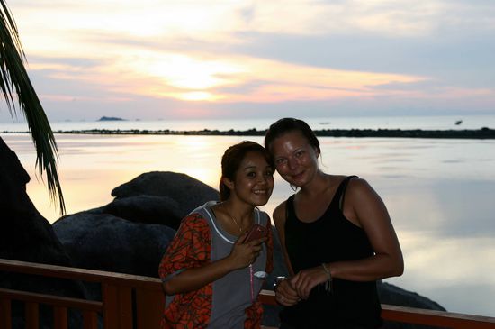 Unsere Freundin Nicky und ich!