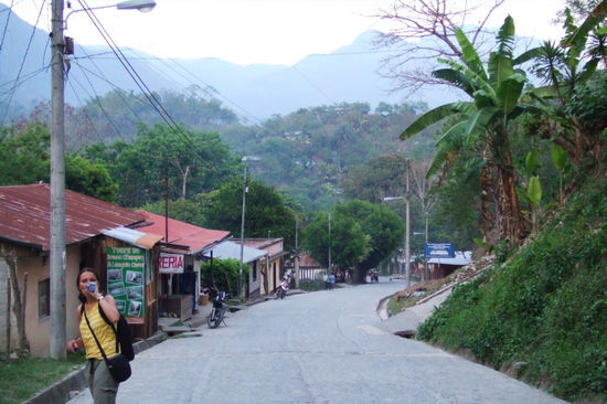 Hauptstrasse von Lanquin