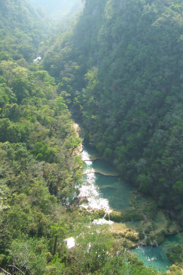 Aussicht auf den Wasserfall