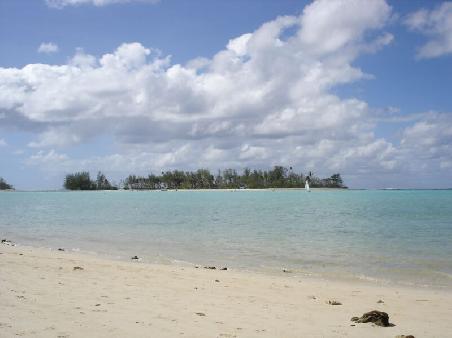 Cook Islands...Strand vor unserem Hostel