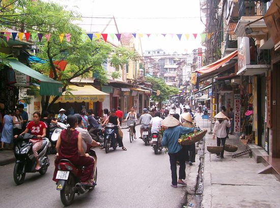 Hanoi, früh am Morgen um 5.30 Uhr.