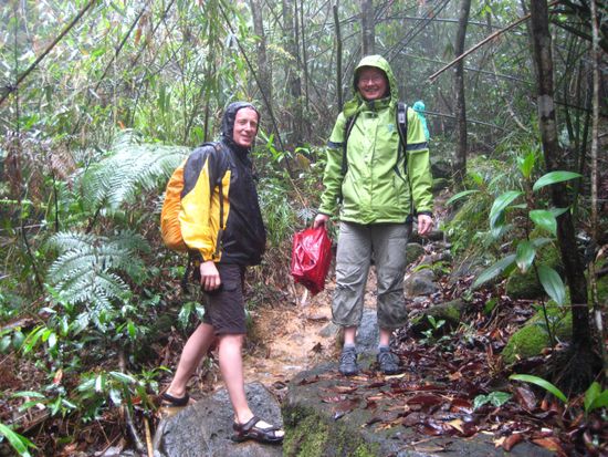 Naß aber glücklich