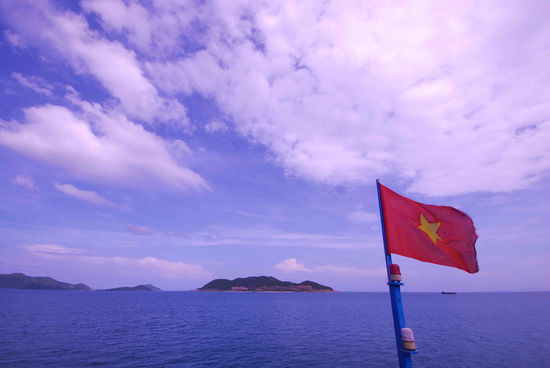 Ohne Fahne geht nichts in Vietnam