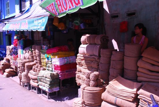 Hier gibts Stricke und Säcke