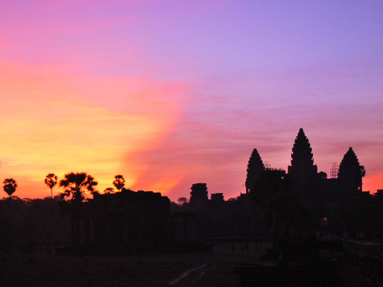 Sonnenaufgang in Angkor Wat