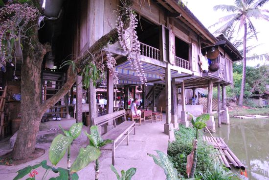 Das haus unserer Gastfamilie