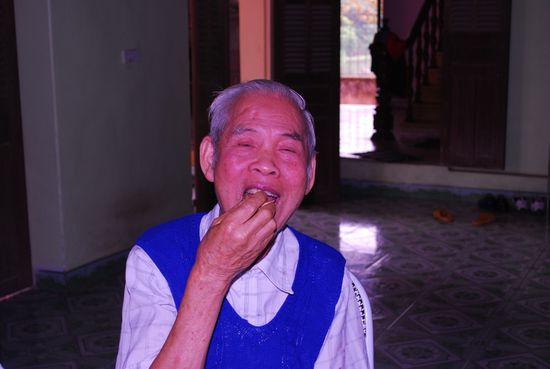 Großpapa genießt...