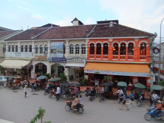 Hauptstrasse am Old Market in Siem Reap
