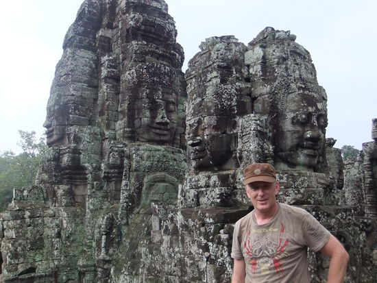 Bayon-Tempel im Tempelbereich Angkor Thom