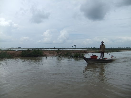 Im Ueberschwemmungsgebiet vor dem See