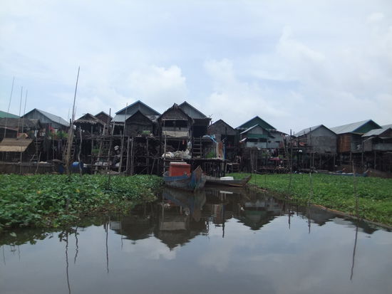 Fischerdorf am Tonle Sap