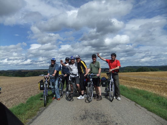 Unsere Startformation (von links): Uli, Rainer, Udo, Volker, Jürgen, Klaus