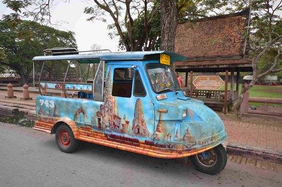 Ayutthaya Tuk-Tuk, Personenbeförderung einfach, billig und schnell
