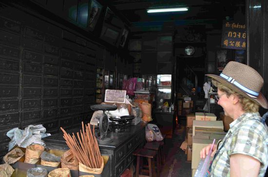 Gewürz- und Naturheilmittelladen in Chinatown.