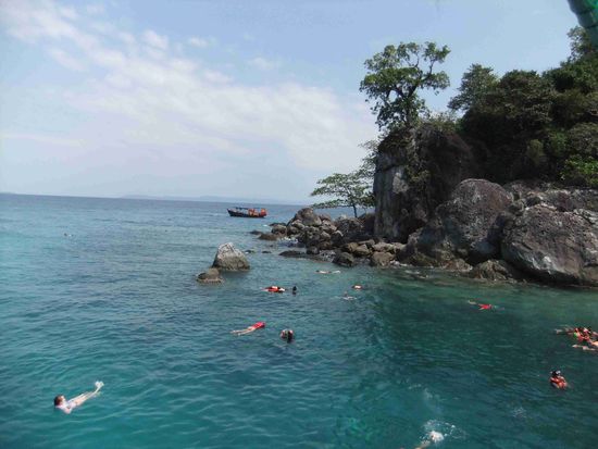 Völlig überfülltes Riff am 1. Tag