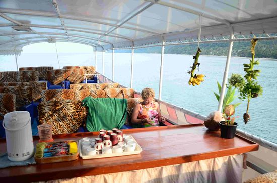 2. Versuch mit viel schönerem Boot, gemütlicher, nicht überfüllt, einfach nur relaxen....