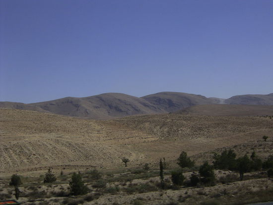 Landschaft zwischen Aleppo und Damaskus