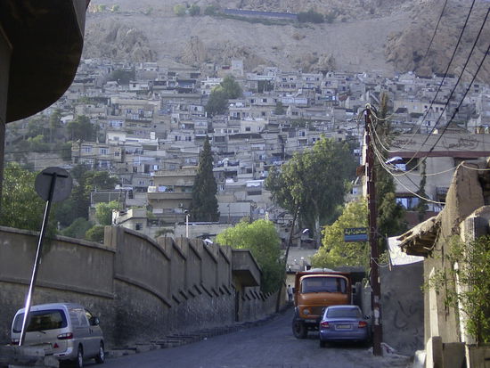 DAMASKUS - Weg auf den Jebel Qassyun