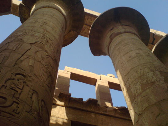 KARNAK-TEMPEL - Säulenkonstruktionen
