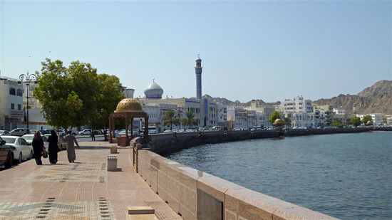 Die Corniche von Mutrah