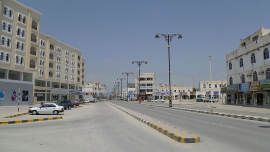In den Straßen von Salalah