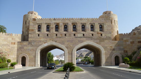 Das Stadttor von Masqat