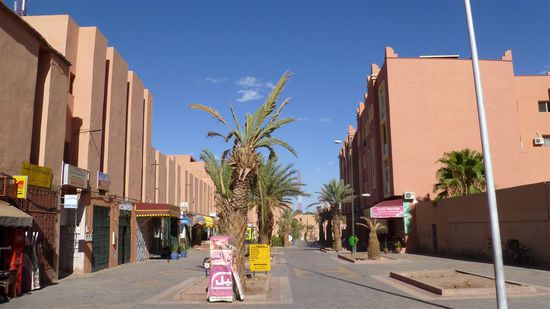 Im Gegensatz zu Casa oder Fes herrscht hier die Moderne vor.