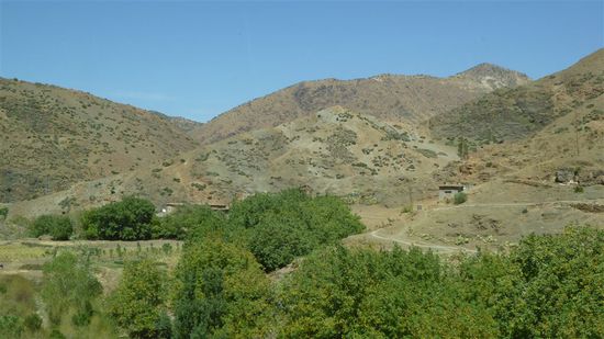 Im Atlasgebirge ist das Klima etwas feuchter ....