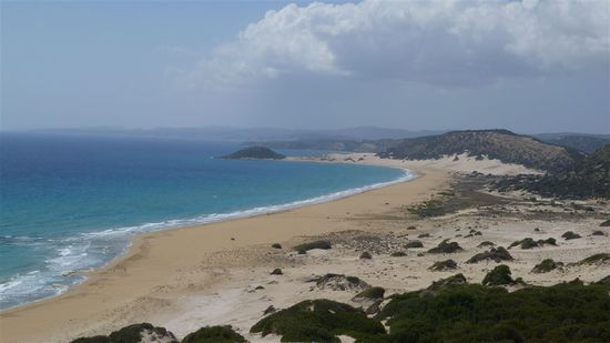 ... und noch einmal halten, um einen Blick auf den berühmten Goldstrand zu werfen, wo wir am Nachmittag baden werden.