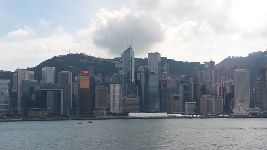 Das eigentliche Hong Kong liegt auf einer Insel.