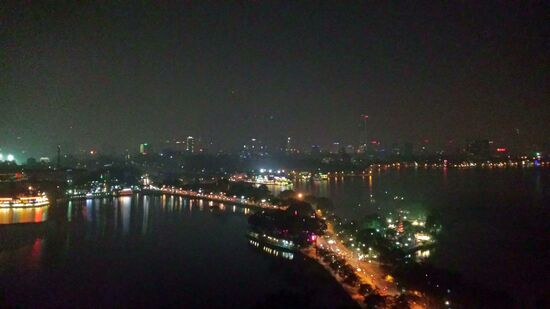 Hanoi by night.