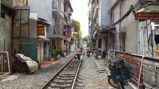 .... findet das Leben auf den Schienen statt.