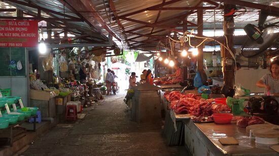 Auf den Märkten der Stadt ...