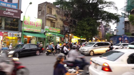 Mein erster Eindruck von Hanoi.