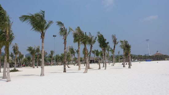 .....oder man macht es sich unter den Palmen im weißen Sand gemütlich.