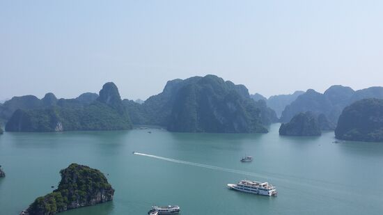 Von hier oben erst .....