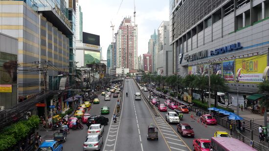 Bangkok: Eine moderne Großstadt.