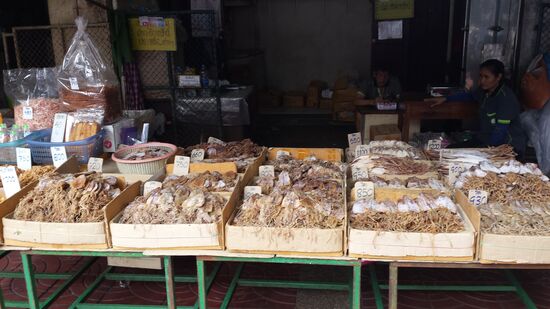 Das reichhaltige Warenangebot