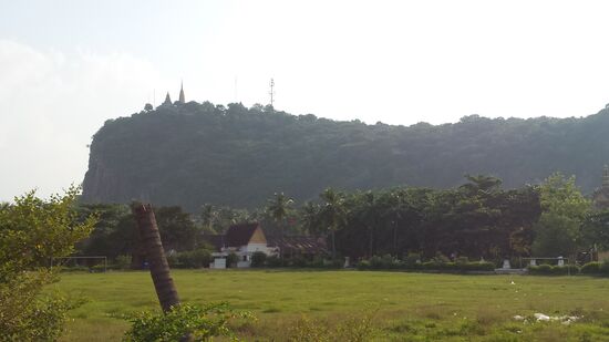 Auf diesen Berg müssen wir hoch.