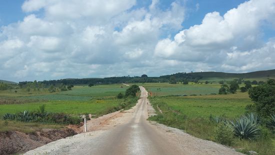 Wir fahren Nebenstraßen ...