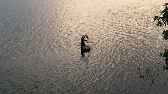 .... Tief scheint das wasser nicht zu sein.