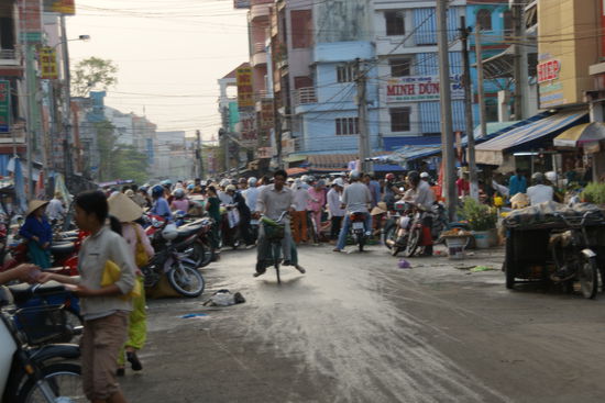 Vinh Long - am Markt